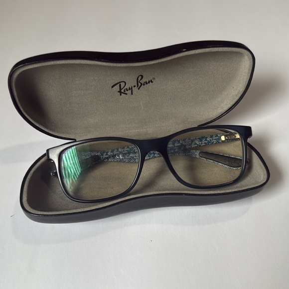 RayBan prescription glasses model RB8903 blue frame - Picture 8 of 12